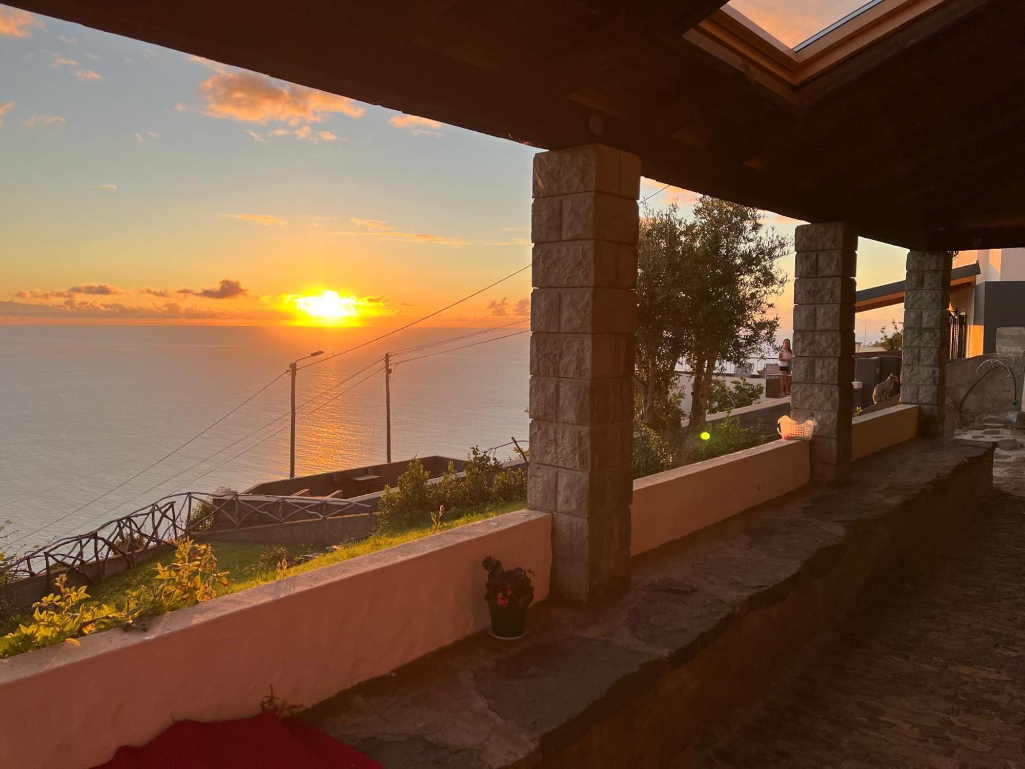 Villa Cozy Sea View House Faja Da Ovelha Calheta  Esterno foto